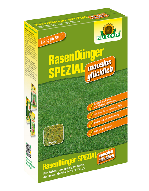 Neudorff RasenDünger SPEZIAL mooslos glücklich