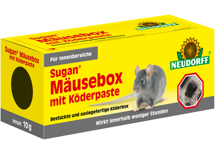 Sugan Mäusebox mit Köderpaste