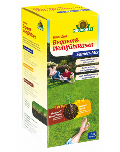 TerraVital Bequem&WohlfühlRasen Samen Mix