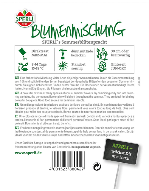 Blumenmischung 'Sommerblütenpracht'