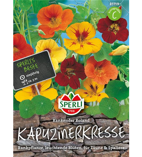 Kapuzinerkresse 'Rankender Roland'