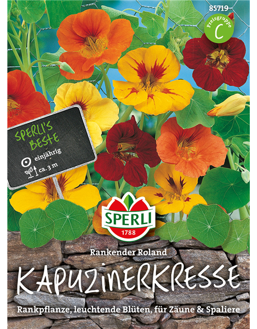 Kapuzinerkresse 'Rankender Roland'