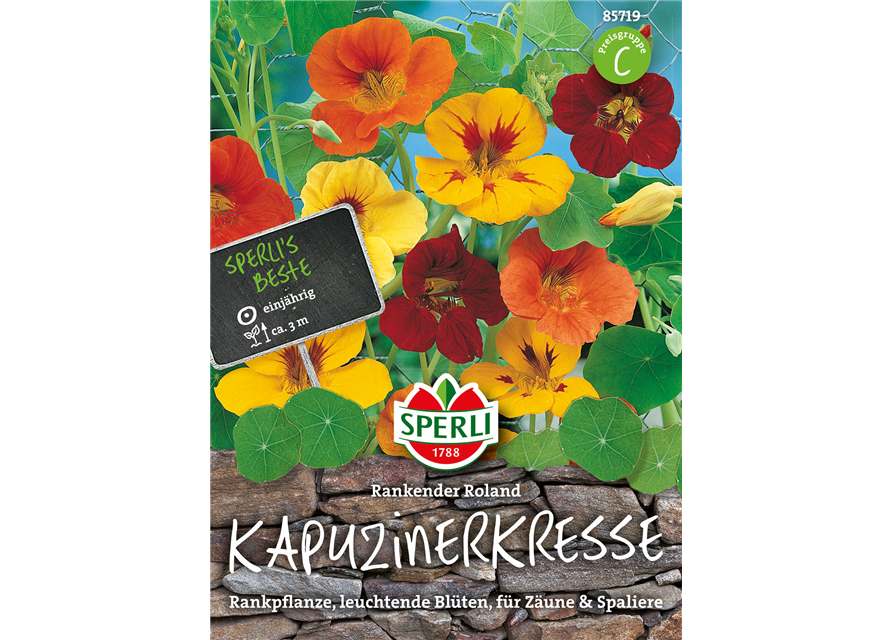 Kapuzinerkresse 'Rankender Roland'