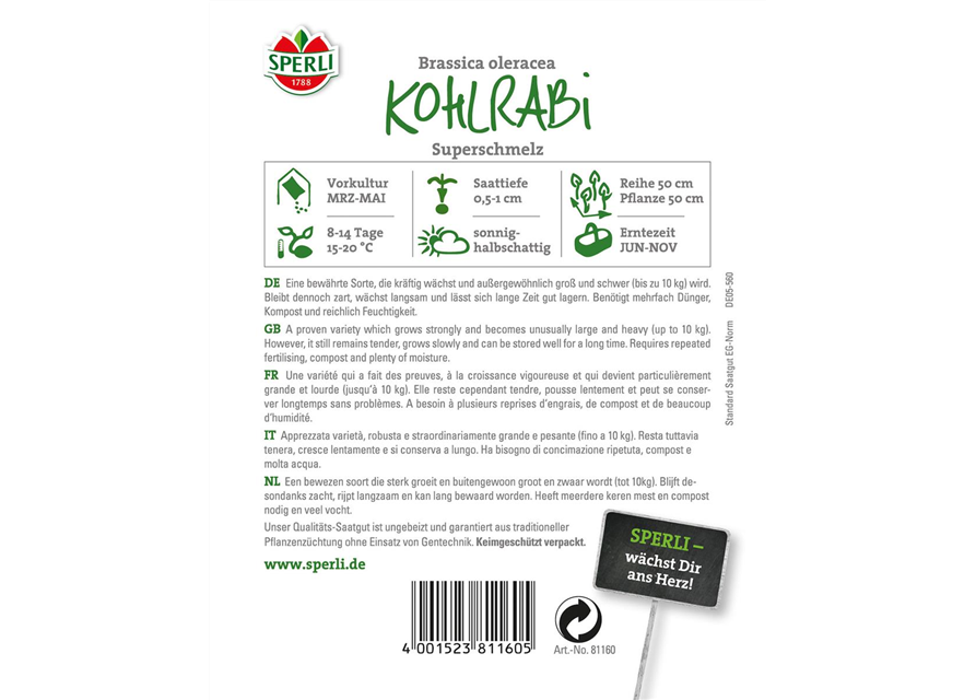 Kohlrabi 'Superschmelz'