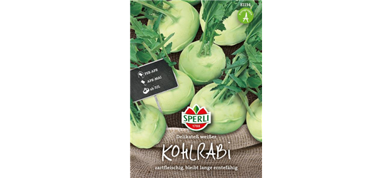 Kohlrabi 'Weißer Delikateß'