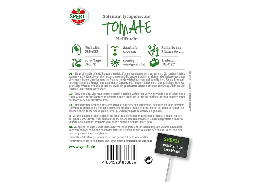 Tomate 'Hellfrucht'