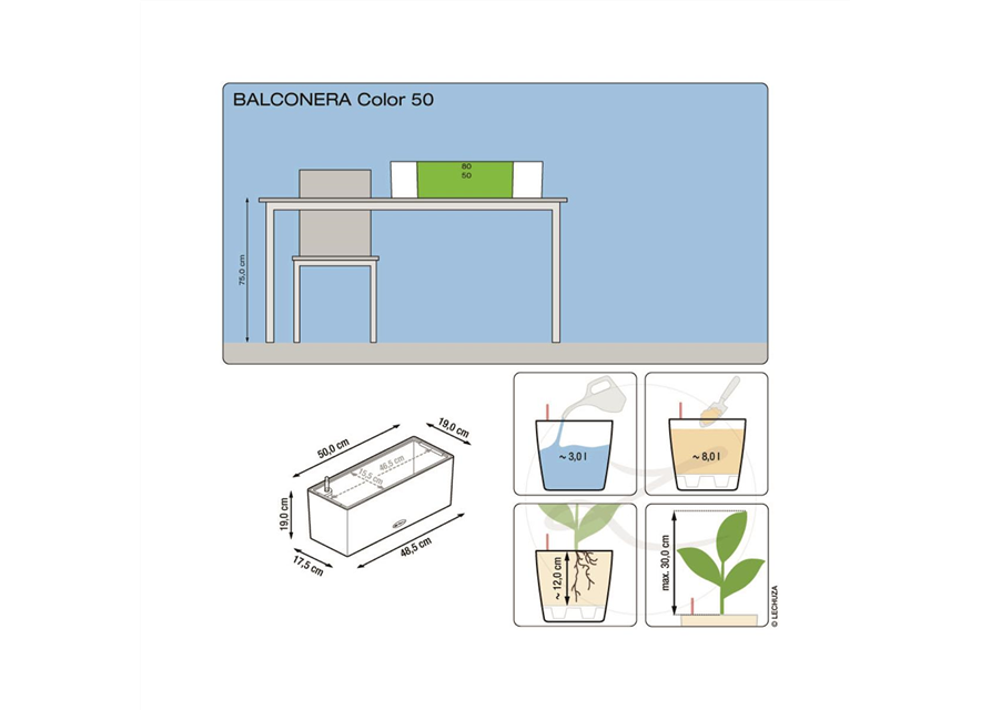 LECHUZA BALCONERA Color 50 