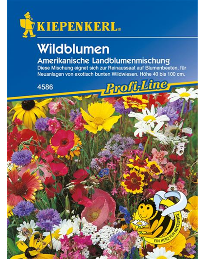 Amerikanische Landblumenmischung