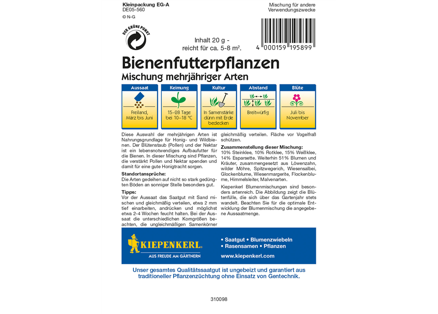 Bienenfutterpflanzen