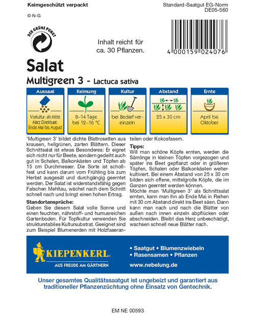 Eisbergsalat 'Multigreen 3'