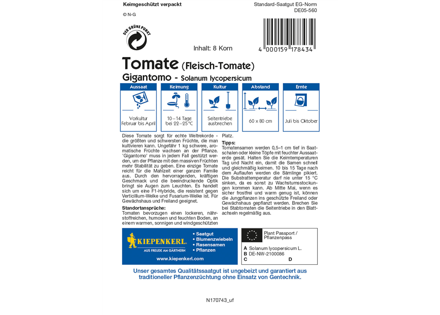 Fleischtomate 'Gigantomo F1'