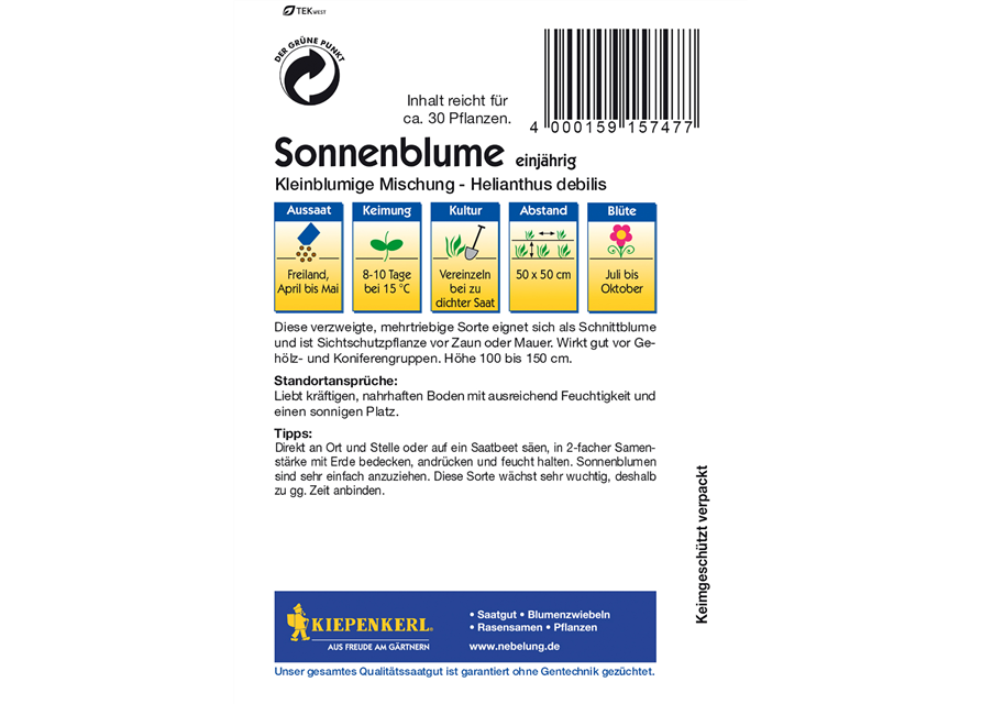 Sonnenblume 'Kleinblumige Mischung'