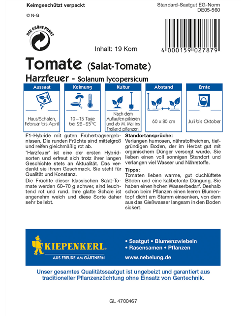 Tomate 'Harzfeuer F1'