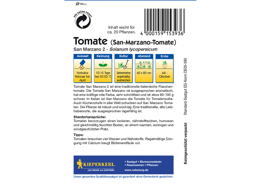 Tomate 'San Marzano'