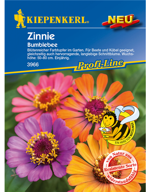 Zinnie 'Bumblebee'