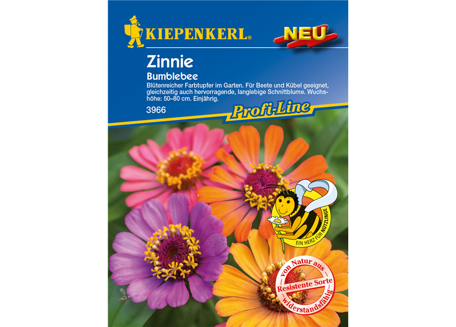 Zinnie 'Bumblebee'