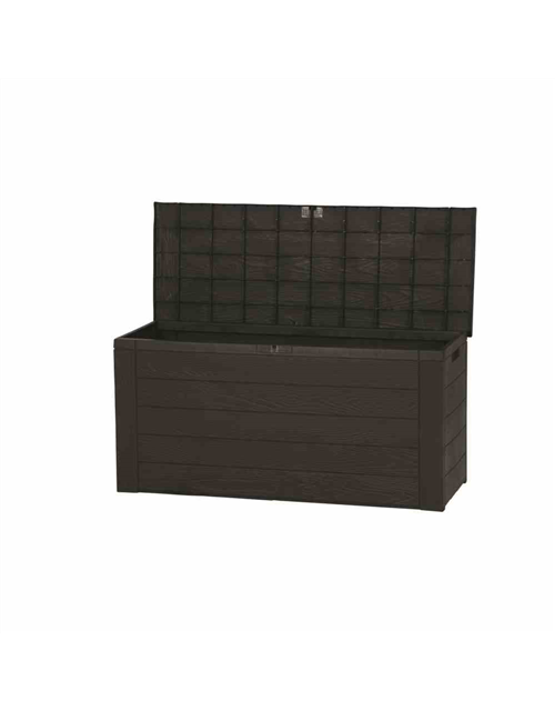 Kissenbox Woody 120 cm, 46 x 120 x 58 cm braun