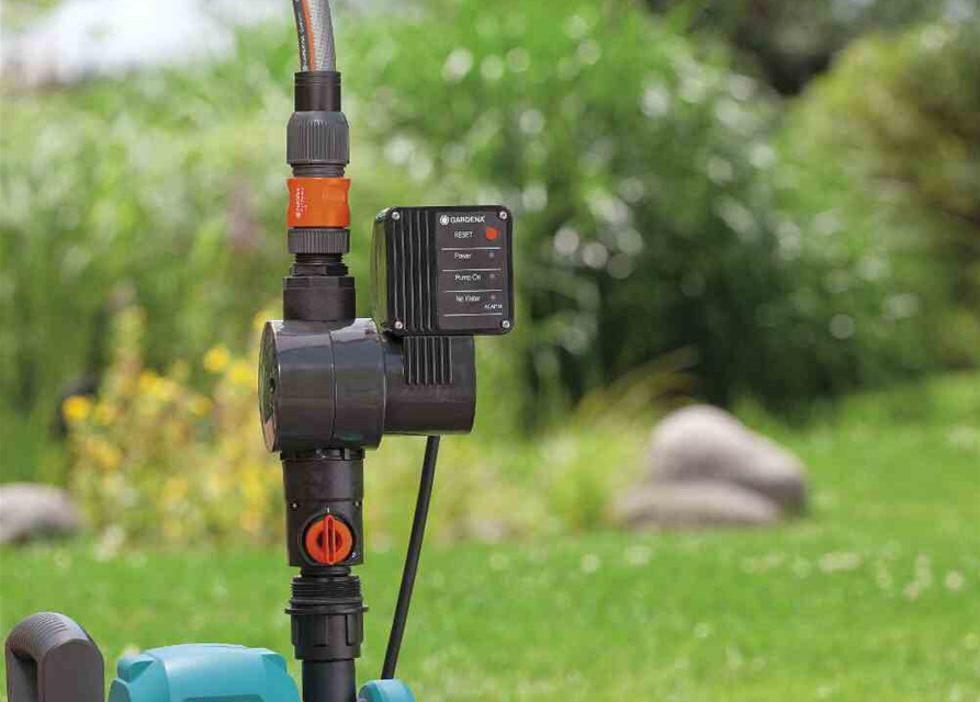 Gardena Elektronischer Druckschalter mit Trockenlaufsicherung