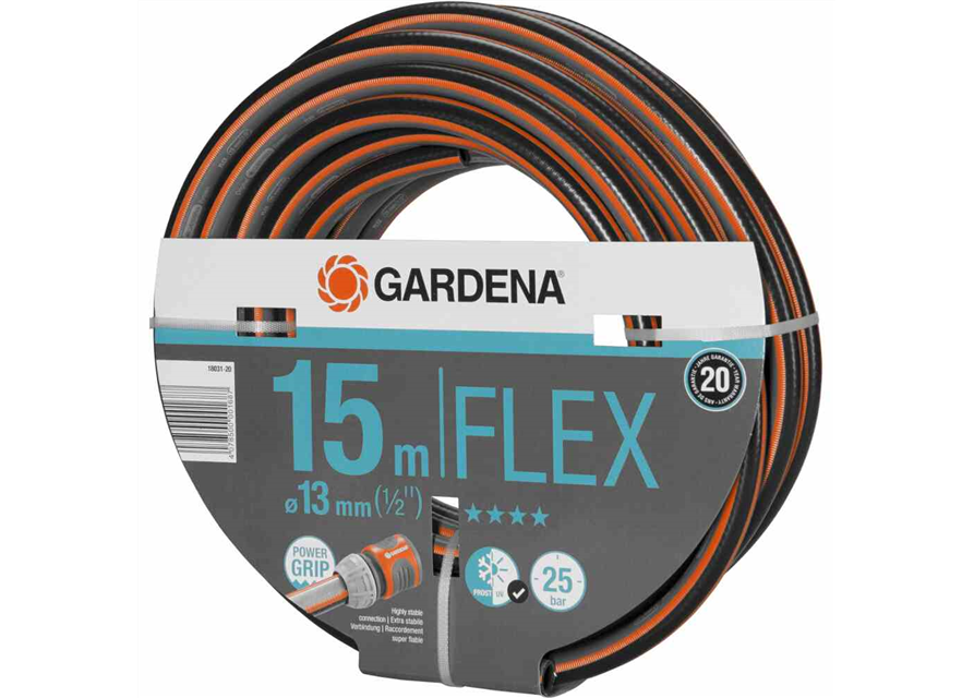 Gardena Gartenschlauch Comfort Flex 13 mm (1/2") 15 m mit PowerGrip bis 25 bar