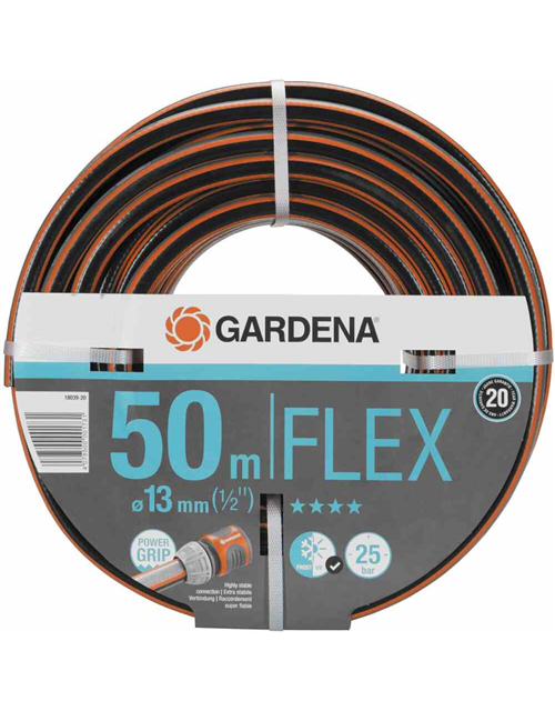 Gardena Gartenschlauch Comfort Flex 13 mm (1/2") 50 m mit PowerGrip bis 25 bar