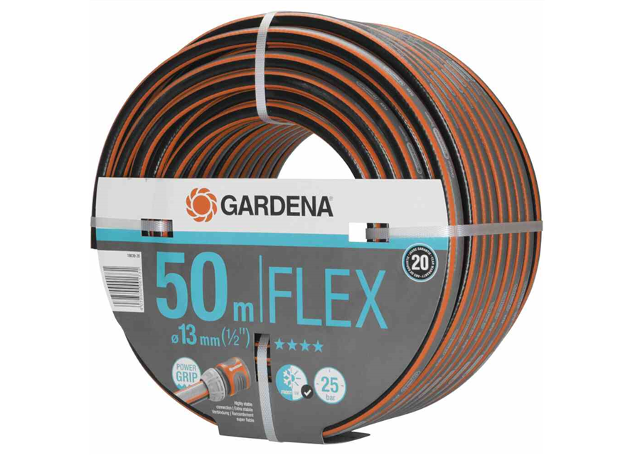 Gardena Gartenschlauch Comfort Flex 13 mm (1/2") 50 m mit PowerGrip bis 25 bar