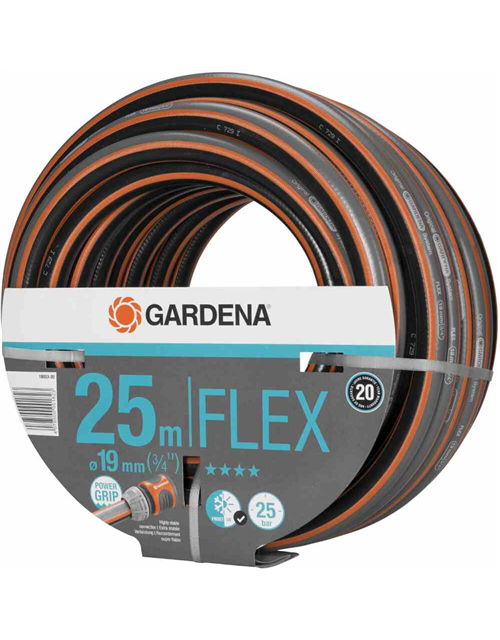 Gardena Gartenschlauch Comfort Flex 20 mm (3/4") 25 m mit PowerGrip bis 25 bar