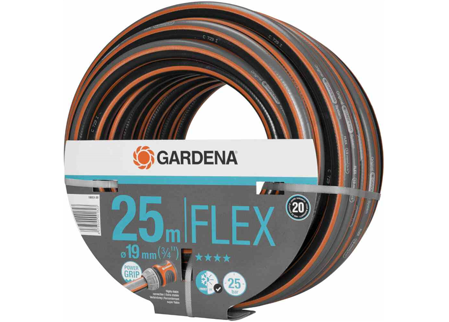 Gardena Gartenschlauch Comfort Flex 20 mm (3/4") 25 m mit PowerGrip bis 25 bar