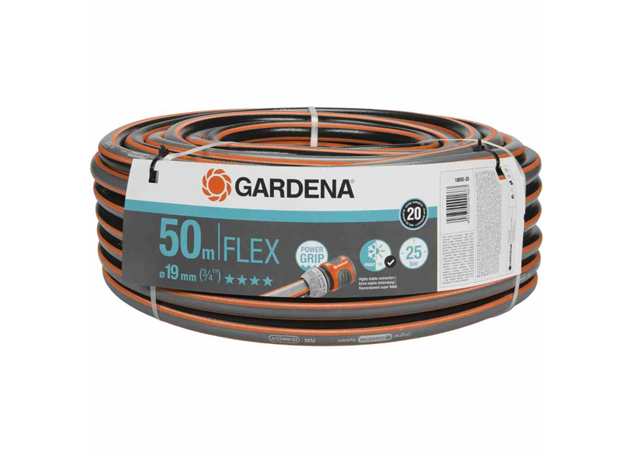 Gardena Gartenschlauch Comfort Flex 20 mm (3/4") 50 m mit PowerGrip bis 25 bar