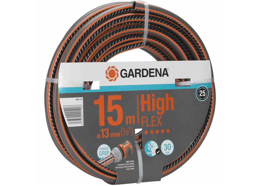 Gardena Gartenschlauch Comfort HighFlex 13 mm (1/2") 15 m mit PowerGrip 30 bar