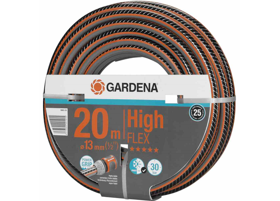 Gardena Gartenschlauch Comfort HighFlex 13 mm (1/2") 20 m mit PowerGrip 30 bar