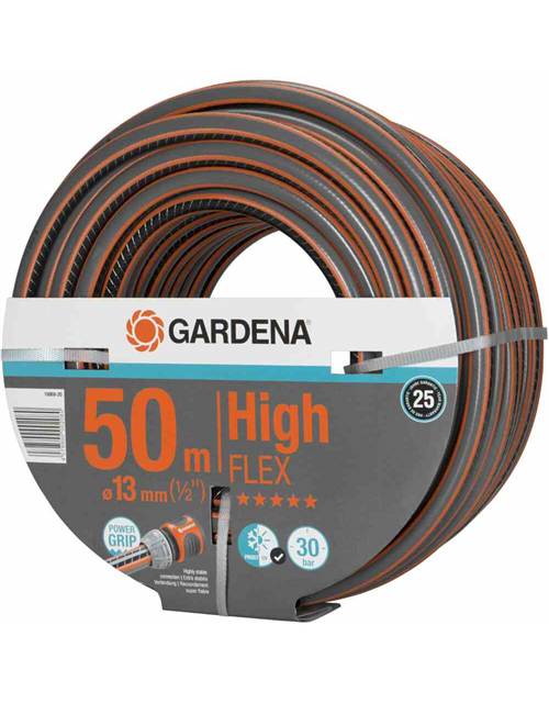 Gardena Gartenschlauch Comfort HighFlex 13 mm (1/2") 50 m mit PowerGrip 30 bar