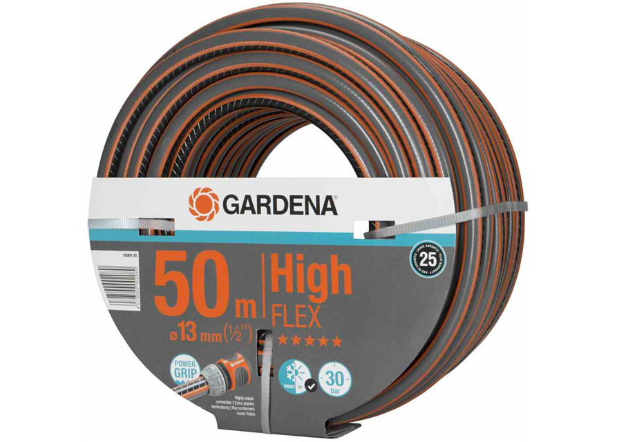 Gardena Gartenschlauch Comfort HighFlex 13 mm (1/2") 50 m mit PowerGrip 30 bar