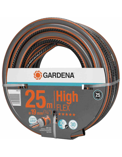 Gardena Gartenschlauch Comfort HighFlex 20 mm (3/4") 25 m mit PowerGrip 30 bar