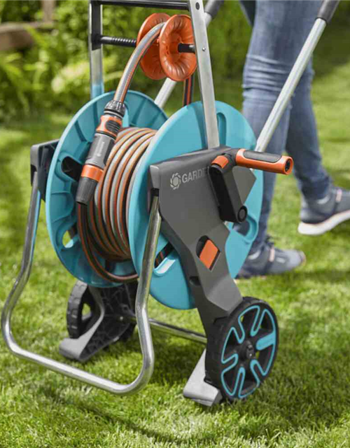 Gardena Schlauchwagen AquaRoll M Easy Set inkl. 20m Schlauch und Zubehör