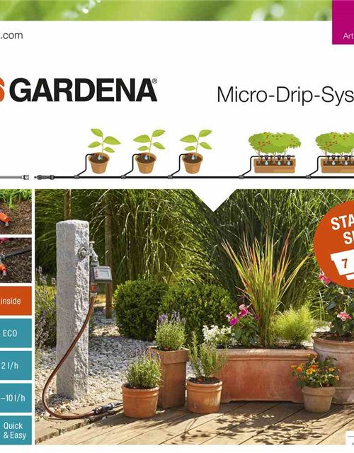 Gardena Starter Kit für Terrassen und Balkone