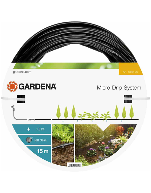 Gardena Tropfrohr Erweiterungs-Set oberirdisch 4,6 mm (3/16") 15 m