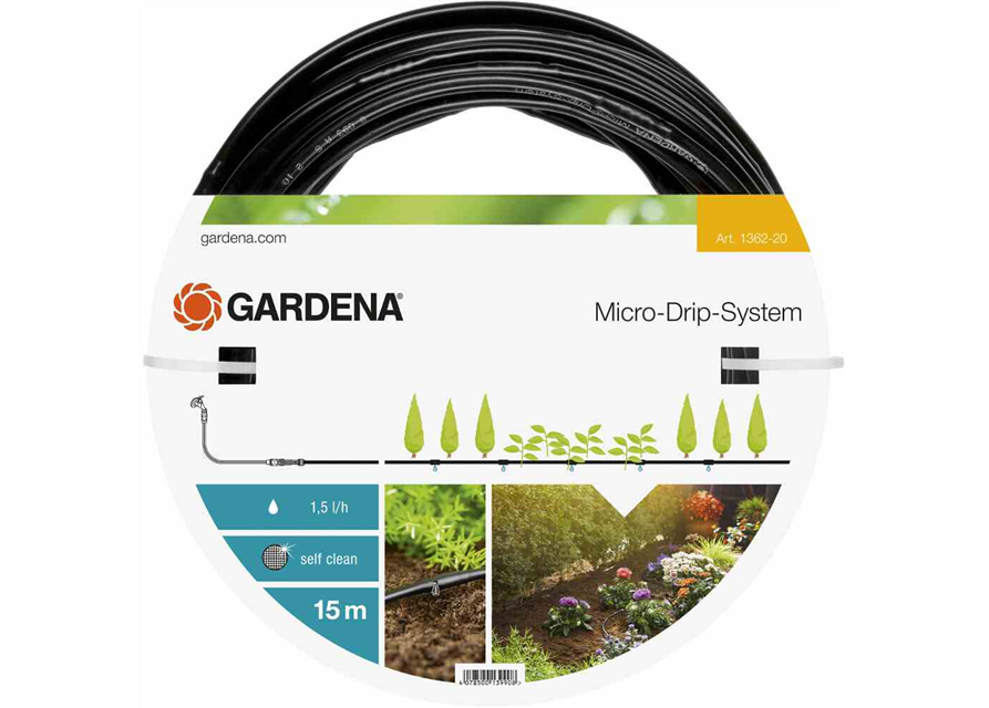 Gardena Tropfrohr Erweiterungs-Set oberirdisch 4,6 mm (3/16") 15 m