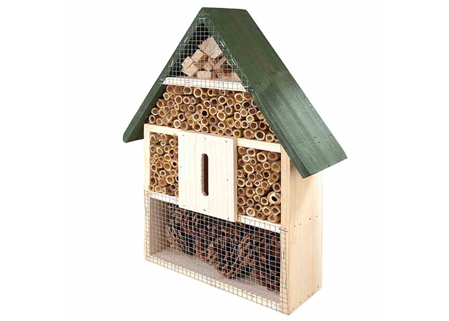 H.G-Vogel Insektenhotel 40x28x9cm Fichte/Bambus