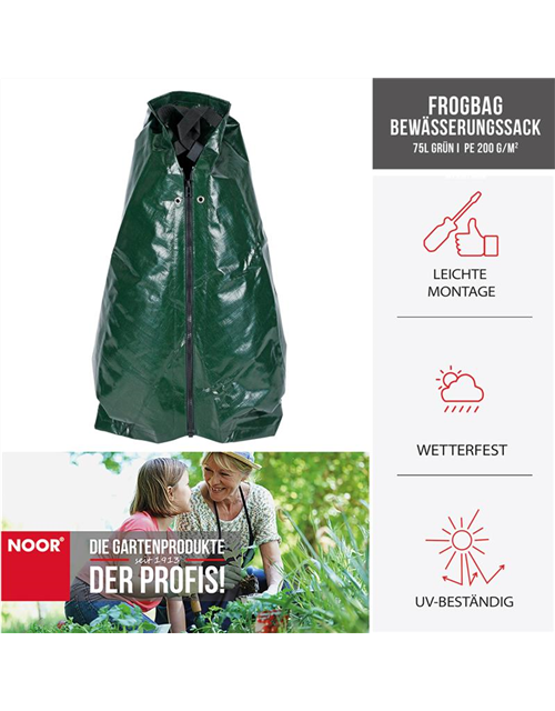 Frogbag Bewässerungssack 75l grün PE 200 g/m²