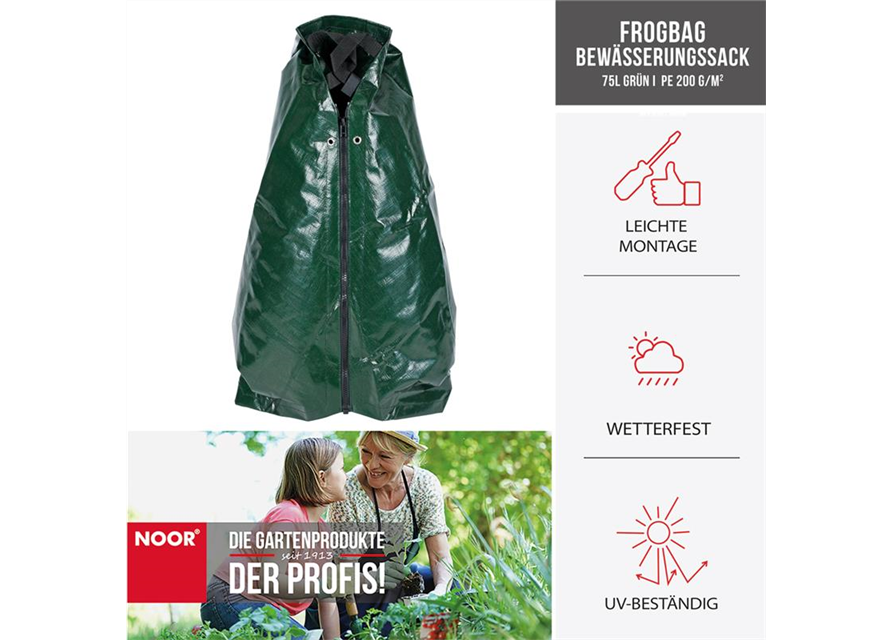 Frogbag Bewässerungssack 75l grün PE 200 g/m²